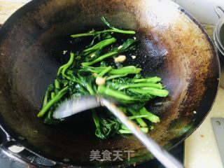 蒜子芥兰的做法步骤：8