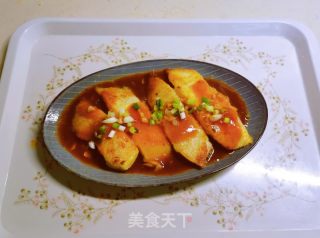 浇汁鱼块的做法步骤：12