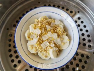 桂花松子蒸山药的做法步骤：7