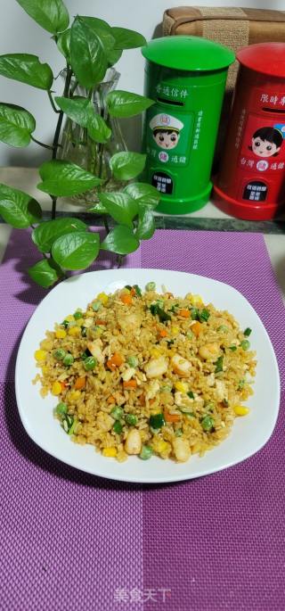 虾仁蛋炒饭