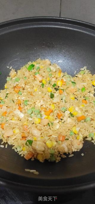 虾仁蛋炒饭的做法步骤：12