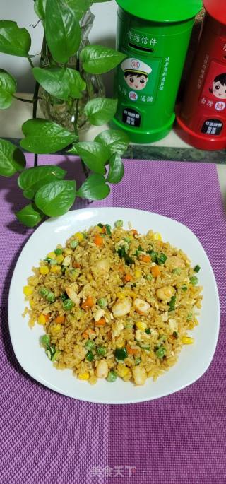 虾仁蛋炒饭的做法步骤：13