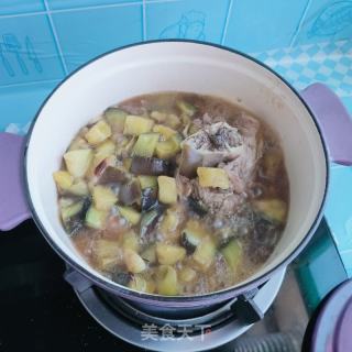 大骨头炖茄子的做法步骤：13