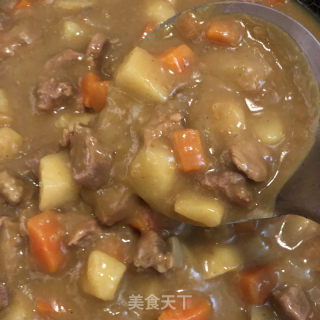 咖喱牛肉饭的做法步骤：13
