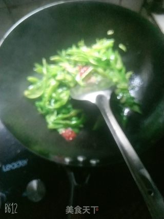青椒莴笋丝的做法步骤：7