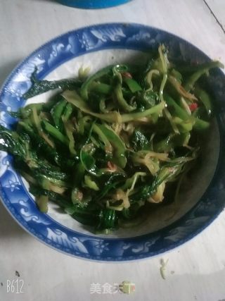 青椒莴笋丝的做法步骤：10