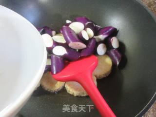 茄子烧圆素鸡的做法步骤：6