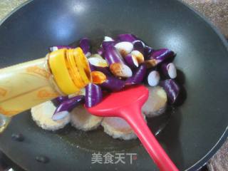 茄子烧圆素鸡的做法步骤：7