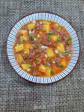 番茄土豆牛肉锅的做法