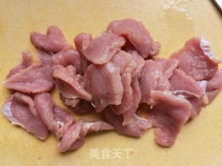 荷兰豆炒肉片的做法步骤：2