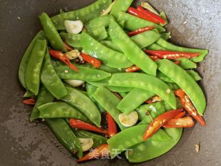 荷兰豆炒肉片的做法步骤：12