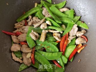 荷兰豆炒肉片的做法步骤：14