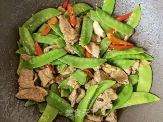 荷兰豆炒肉片的做法步骤：15