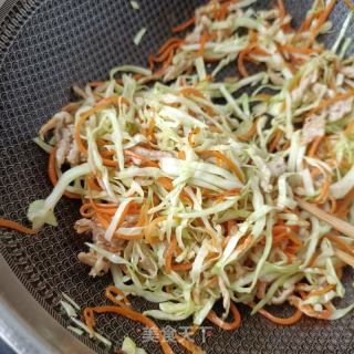 肉丝胡萝卜炒大头菜的做法步骤：7