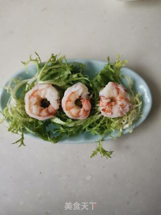 虾仁土豆泥塔的做法步骤：6