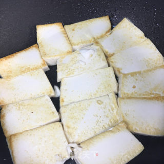 鸡蛋香煎豆腐的做法步骤：4