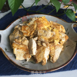 鸡蛋香煎豆腐的做法步骤：9