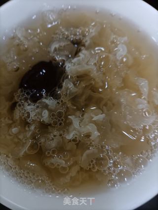 蜂蜜银耳汤的做法步骤：8