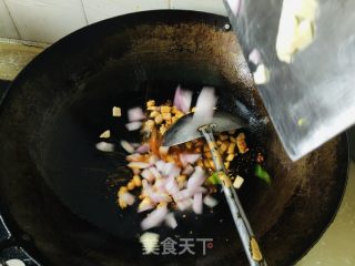 鸡肉炒疙瘩的做法步骤：5