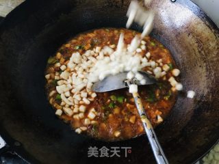 鸡肉炒疙瘩的做法步骤：12