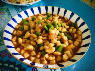 鸡肉炒疙瘩的做法步骤：15
