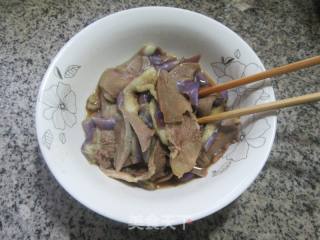 猪舌头拌茄子的做法步骤：11