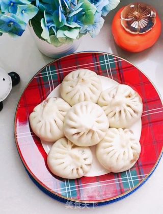 茄子猪肉包子的做法步骤：14