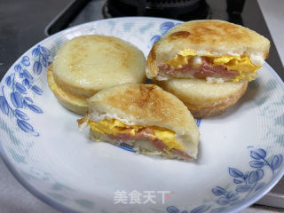 家庭版鸡蛋汉堡的做法步骤：9
