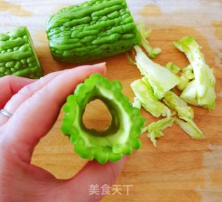 紫薯苦瓜的做法步骤：7