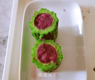 紫薯苦瓜的做法步骤：9