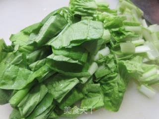 黑木耳猪舌头炒毛毛菜的做法步骤：3