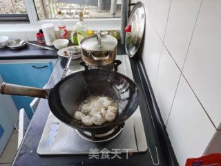 虾仁猪心烧毛豆的做法步骤：14