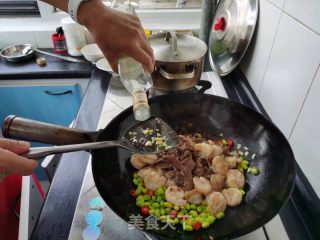 虾仁猪心烧毛豆的做法步骤：20