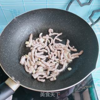 双椒炒肉丝的做法步骤：5