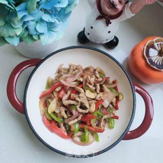 双椒炒肉丝的做法步骤：11