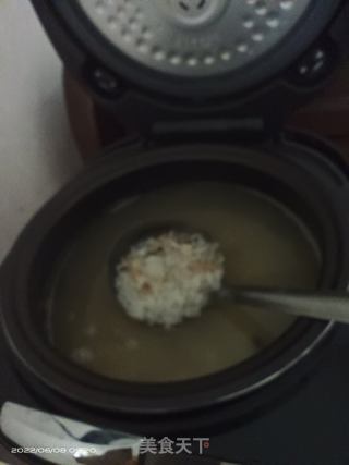沙虫干贝刀鳅黄鳝粥的做法步骤：6