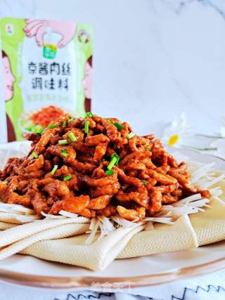 京酱肉丝的做法步骤：12