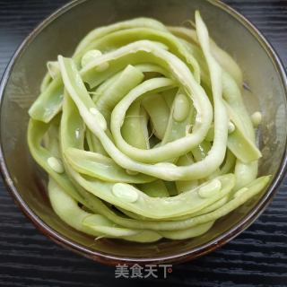 蒜泥手撕芸豆的做法步骤：3