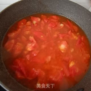 虾皮肉丸番茄汤的做法步骤：6