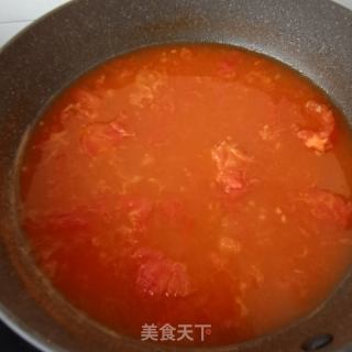 虾皮肉丸番茄汤的做法步骤：16