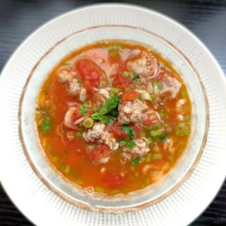 虾皮肉丸番茄汤的做法步骤：22