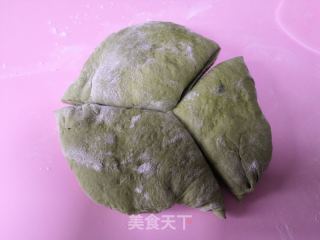 蜜豆抹茶吐司的做法步骤：9