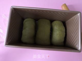 蜜豆抹茶吐司的做法步骤：13
