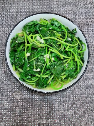 蒜蓉炒番薯叶的做法步骤：9