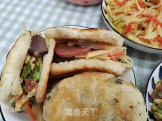 发面葱花饼的做法步骤：14