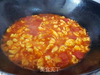 西红柿鸡蛋捞面的做法步骤：7