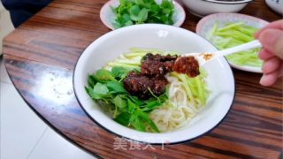 香菇炸酱面的做法步骤：10