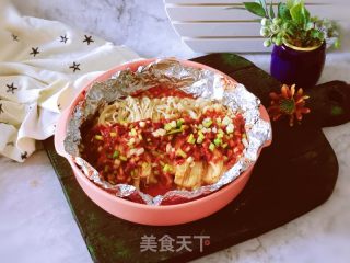 蒜香番茄酱烤金针菇的做法步骤：13