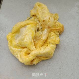 西兰花梗炒蛋的做法步骤：10