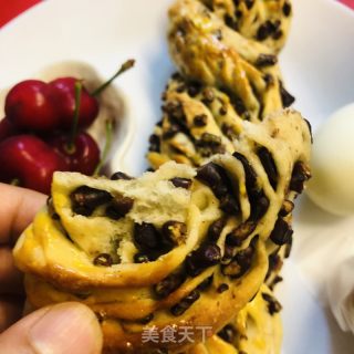 蜜豆麻花面包的做法步骤：15